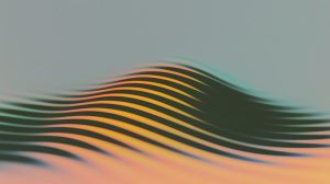 Abstract wavy landscape