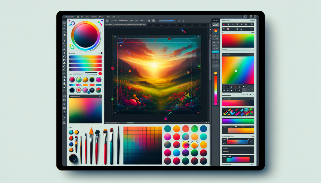 Editor de UnhigoArt™ STUDIO con herramientas de edición y arte digital